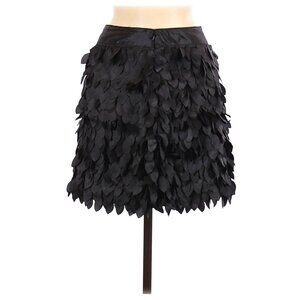 EUC Kardashian Kollection Size Small Casual Black Layered Petals Flirty Skirt